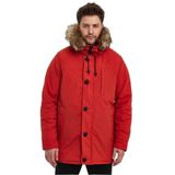 lumberjack Kapüşonlu Uzun Kaban, 2XL, Freddy, Turuncu, Erkek