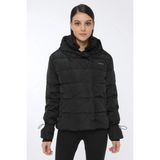 Lumberjack Karina Coat Short Buffer Kadın Şişme Mont Siyah v1