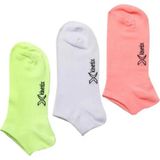 Lumberjack Kinetix Tanya 36/40 Kadın Pembe-Yeşil-Beyaz 3 Lü Patik Çorap - 36 - 40