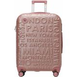 Lumberjack Lugano O-ABS 5FX Pembe Unisex Orta Boy Valiz Fiyatları