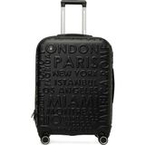Lumberjack Lugano -O Abs 5pr Siyah Unisex Orta Boy Valiz