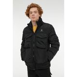 Lumberjack M-Adalwolf Coat 2pr Siyah Erkek Kısa Kaban - XL