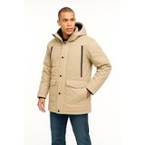 Lumberjack M-Adlers Long Coat 2pr Bej Erkek Uzun Kaban