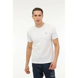 Lumberjack M-CT102 BSC C NK T-SH 4FX Beyaz Erkek T-shirt