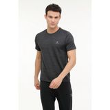 Lumberjack M-CT1328 BS-C PS T-SH 4FX ANTRASIT MULINE Erkek Kısa Kol T-Shirt - Gri