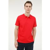 Lumberjack M-Ct953 Basıc 5Fx Kırmızı Erkek Kısa Kol Polo T-Shirt Ct953