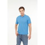Lumberjack M-CT953 Basıc Pes Erkek Polo Yaka T-Shırt 4fx - Mavi