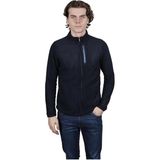 Lumberjack M-SN165 Nordıc 2pr Erkek Polar Hırka (Kış 22) - 2XL - Siyah
