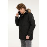 Lumberjack M-SN54 Freddy Coat 2pr Siyah Erkek Uzun Kaban - Black