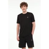 lumberjack MB CT100 PES C T-SH 6FX Siyah Erkek T-Shirt A102064367