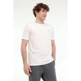 Lumberjack MB CT100 Pes C T-Sh Kırık Beyaz Erkek Kısa Kol T-Shirt