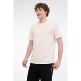 Lumberjack MB CT102 C Nk T-Sh 5fx Bej Erkek Kısa Kol T-Shirt - 2XL