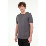 Lumberjack MB CT110 PM C NK T-SH 5FX Gri Erkek Kısa Kol T-Shirt - 2XL