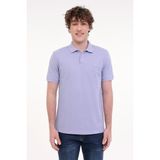 Lumberjack MB CT953 Polo T-Sh 5fx Lila Erkek Kısa Kol T-Shirt - Mor
