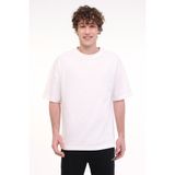 Lumberjack MB Ros 11HS113 5fx Kırık Beyaz Erkek Kısa Kol T-Shirt - 2XL