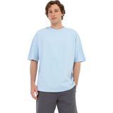 Lumberjack MB Ssros 11HS113 6fx Açık Mavi Erkek Kısa Kol T-Shirt - XL