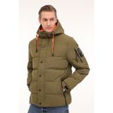 Lumberjack ml 2KSYFA24MJ-22-34 4pr Hakı Erkek Kısa Kaban - Haki - Turuncu