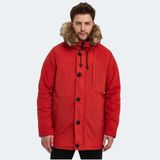 Lumberjack ML Freddy COAT 3SN54 3PR Erkek Turuncu Kapüşonlu Mont