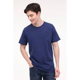 Lumberjack Ml Jasper 11Urb1054 4Fx Indigo Erkek Kısa Kol T-Shirt - Mavi - 2XL