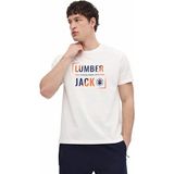 Lumberjack ml Okına 11ID1-104 6fx Beyaz Erkek T-Shirt A102064755 - XL