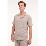 Lumberjack ml Raskol 61HL103 5fx Ekru Erkek Gömlek - Bej - 2XL