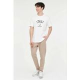 Lumberjack ML RENATO 11ITL 1030 6FX Renato Beyaz Erkek T-shirt