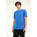 Lumberjack ml Renato 11ITL1019 5fx Saks Erkek Kısa Kol T-Shirt - Mavi - XL