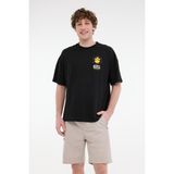 Lumberjack ml Star 11OTD1-27 5fx Siyah Erkek Kısa Kol T-Shirt - 2XL