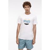Lumberjack ml Stew 11DS1025 4fx Ekru Erkek Kısa Kol T-Shirt - Bej
