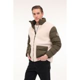 Lumberjack ML TALOH 2CFFW24M13 4PR Ekru Erkek Kısa Kaban
