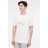 Lumberjack Ml Walter 11Wk1005 4Fx Ekru Erkek Kısa Kol T-Shirt - Bej - XL