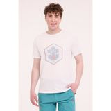 Lumberjack ml Wood 11URB43-067 5pr Ekru Erkek Kısa Kol T-Shirt - Bej