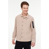 Lumberjack ml Zuhn 60ITL522 4pr Bej Erkek Gömlek - S