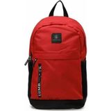 Lumberjack Olıver Sıyah Unisex Sırt Çantası Okul Çantası Laptop Bölmeli Kırmızı