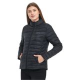 Lumberjack Padded Kadın Siyah Dik Yaka Mont, XS, 101399214