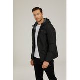 Lumberjack Siyah Erkek Mont SN55 Lucas Modeli Günlük Tarz 2XL Beden ile Rahat Kullanım