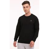 Lumberjack Siyah Erkek Sweatshirt 2XL C Neck Modeli ile Rahat ve Şık Kullanım - 000-Siyah