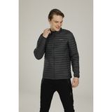 Lumberjack SN21 Perry Coat 1pr Erkek Siyah Mont - 101044987 - 2XL - Beyaz - Siyah