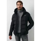 Lumberjack SN22 Nolan Coat Erkek Mont - Siyah - 2XL