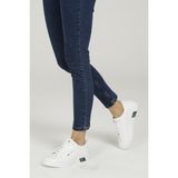 Lumberjack Tina Comfort Taban Kadın Cilt Unisex Sneaker Ayakkabı Beyaz Termo Taban Bağcıklı Tasarım ile Konforlu