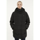 Lumberjack W-SN36 Karına Coat 2pr Siyah Kadın Uzun Kaban - XS