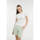 Lumberjack Wb Laura 11 4fx Kadın T-Shirt - Ekru