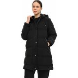 Lumberjack Wl 3crown 5pr Siyah Kadın Uzun Kaban - XS