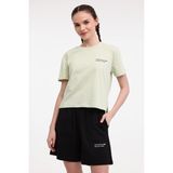 Lumberjack Wl Anna 11 5fx Pastel Yesıl Kadın Kısa Kol T-Shirt - Yeşil
