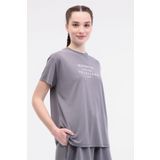 Lumberjack Wl Miruna 11MS450 5FX Siyah Kısa Kollu Kadın T-shirt