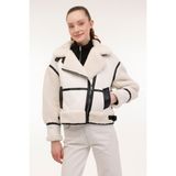 Lumberjack Wl Nancy 6NSED0203 4pr Ekru Kadın Mont - Bej - XL