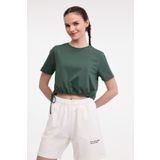 lumberjack Wl Serg 11outss25111 5fx Yeşil Kadın Kısa Kol T-shirt