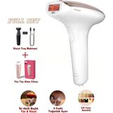 lumea Advanced Ipl Tüy Alma Cihazı, 2 Ayrı Başlıklı (Yüz & Vücut) Cilt Tonu Sensörlü Lazer Epilasyon Cihazı + Tüy Alma Cihazı + Tıraş Makinesi + Mutfak Tartısı (Onerous) - Beyaz