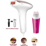 Lumea Ipl Tüy Alma Cihazı, Çantalı, Yüz Temizleme Cihazı Hediyeli + Tıraş Makinesi, Yüz/vücut/hassas Bölge Kullanımı, Cilt Tonu Sensörü ile Güvenli Epilasyon + Mutfak Tartısı (Onerous) - Beyaz