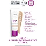 Lumene CC Krem 7 Etkili Renk Dengeleyici SPF 20 Orta Tüm Cilt Tipleri İçin Nemlendirici